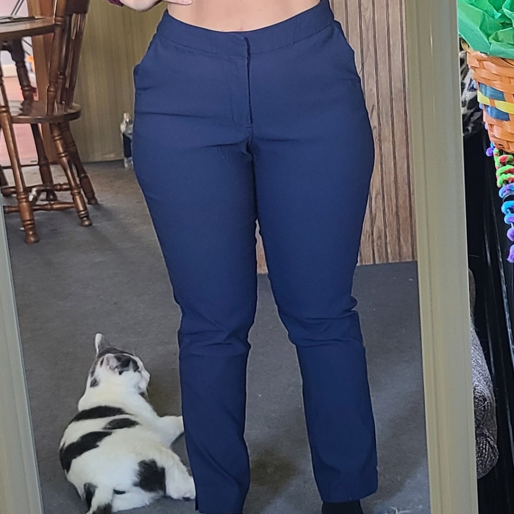 Blue dress pants